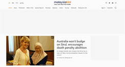 Desktop Screenshot of malaysiakini.com