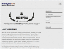 Tablet Screenshot of about.malaysiakini.com